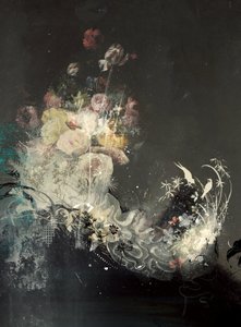 FloralCollar I, 2018 (Tuval üzerine kolaj)