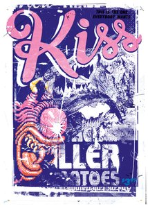 Kiss Killer, 2015 (Tuval üzerine kolaj) by Teis Albers