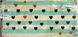 Rows of Hearts, 2016 (Tuval üzerine kolaj) by Teis Albers