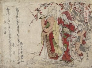 Martı, 1794 veya 1806 by Teisai Hokuba