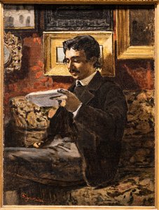 adam okuma by Telemaco Signorini