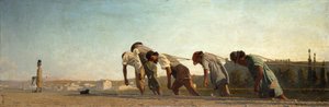 T.Signorini, Çekme yolu / resim, 1864/65
