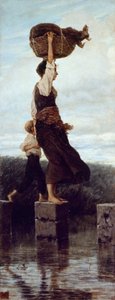 Rüzgarlı gün (resim) by Telemaco Signorini