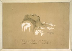 Frederic Chopin (1810-1849) Ölüm döşeğinde par Kwiatkowski, Teofil (1809-1891). Kağıt üzerine mürekkep, guaj, grafit by Teofil Kwiatkowski
