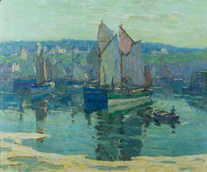 Concarneau (tuval üzerine yağlı boya)
