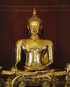 Buda resmi (altın) by Thai School