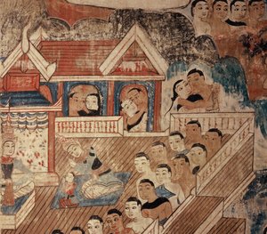 Duvar resmi detayı by Thai School