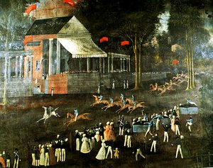 At yarışı (fresk) by Thai School