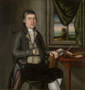 Dr. Hezekiah Beardsley (1748) by The Beardsley Limner