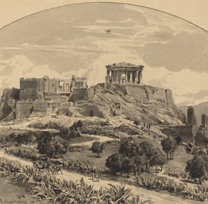 Batıdan Akropolis by Themistocles von Eckenbrecher