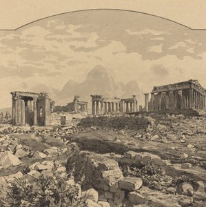 Doğudan Parthenon, 1890.