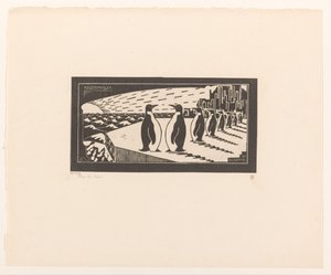 Keizer Pinguin op audientie (nesnedeki orijinal başlık) by Theo de Vries