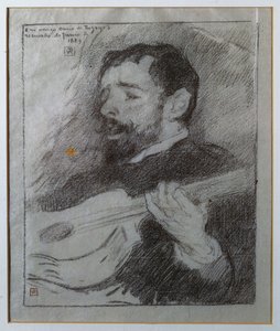 Gitarist by Théo van Rysselberghe