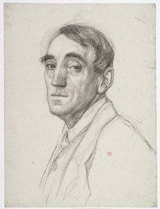 Kendi portresi, 1916 by Théo van Rysselberghe