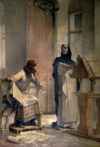 Louis IX (1214-1270), Fransa kralı olmadan önce, Royaumont manastırında Dominik kardeşi Vincent de Beauvais (1190-1264) ile matematik okudu. Theobald Chartran
