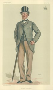 Rosslyn Kontu, İskoçya kirki, 12 Kasım 1881, Vanity Fair karikatürü