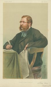 William Henry Waddington, Fransa Kongrede, 28 Eylül 1878, Vanity Fair karikatürü by Theobald Chartran