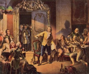 Schiller ilk draması "Soyguncular "ı okuyor (geliştirilmiş renkli taş baskı) by Theobald Reinhold von Oer