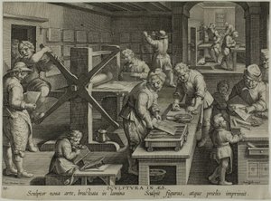Bakır Oymanın İcadı by Theodoor Galle