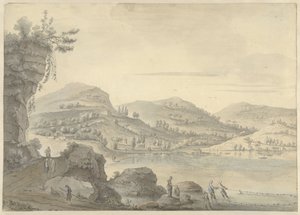 Çin fantezi manzara by Theodoor Wilkens (possibly)