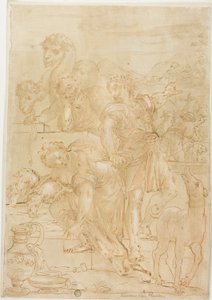 Isaac ve Rebecca Kuyuda by Theodoor van Thulden