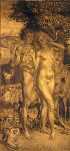 Yaşamın Üç Çağı- sol panel by Theodor Baierl