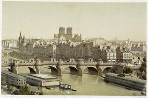 Ile de la Cite ve Paris