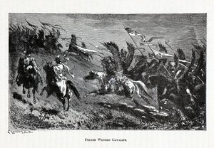 Polonyalı Kanatlı Süvari, 1882 by Theodor Knesing