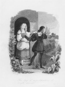 Ayrıldığım Gün Geldi, William Chevalier (1804-66) tarafından oyulmuş Mary Shelley (1797-1851) tarafından 