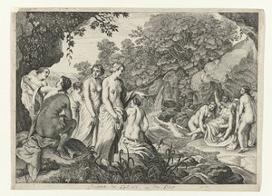 Diana, Callisto Ovid'in Metamorphoses'unun (dizi başlığı) hamileliğini keşfetti