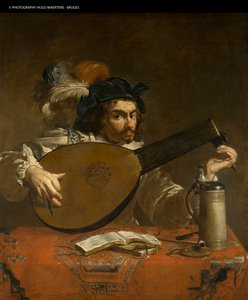 Lute Player (tuval üzerine yağlıboya)
