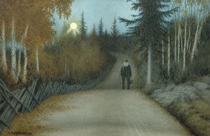 Ev yolunda by Theodor Kittelsen