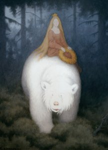 Beyaz Ayı Kral Valemon by Theodor Kittelsen