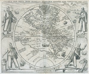Amerika haritası, 1590-1601