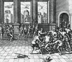 İnka İmparatoru Atahualpa, Pizarro'nun birlikleri tarafından boğazlandı, 26 Temmuz