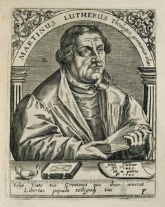 LUTHER, Martin (1483-1546). Alman din reformcusu. Oymak. İSPANYA. MADRİD (ÖZERK TOPLULUK). Madrid. Ulusal Kütüphane by Theodor de Bry
