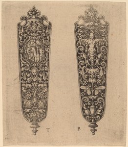 Bıçak Sapı Süsleme by Theodor de Bry