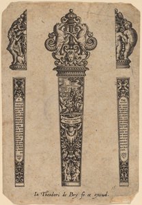 Bıçak Sapı Süsleme by Theodor de Bry