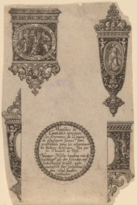 Bıçak Sapı Süsleme by Theodor de Bry