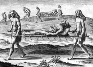 Timucuan Yerlileri by Theodor de Bry