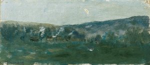 Hilal ile tepelik manzara by Theodor von Hormann