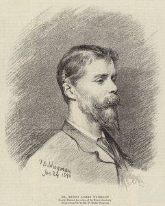 Bay Ernest Albert Waterlow (gravür) by Theodore Blake (after) Wirgman