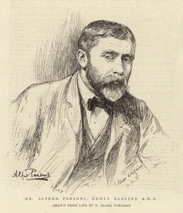 Bay Alfred Parsons, Yeni Seçilen ARA by Theodore Blake Wirgman