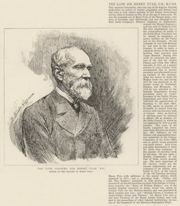 Merhum Albay Sir Henry Yule, RE, The Travels of Marco Polo