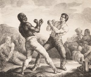Boksörler, 1818. by Theodore Gericault