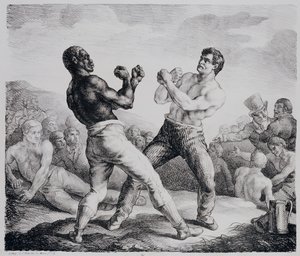 Boksörler, 1818 by Theodore Gericault