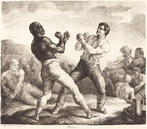 Boksörler (Boksörler) by Theodore Gericault