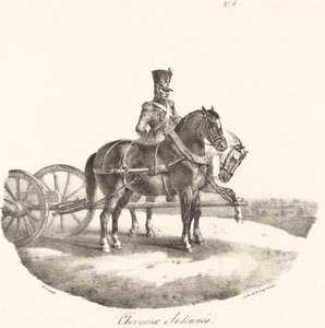 Ardennes atları by Theodore Gericault