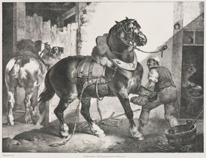 Fransız Mareşali. by Theodore Gericault