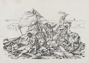 Meduse Gemisi Batığı, 1820 by Theodore Gericault